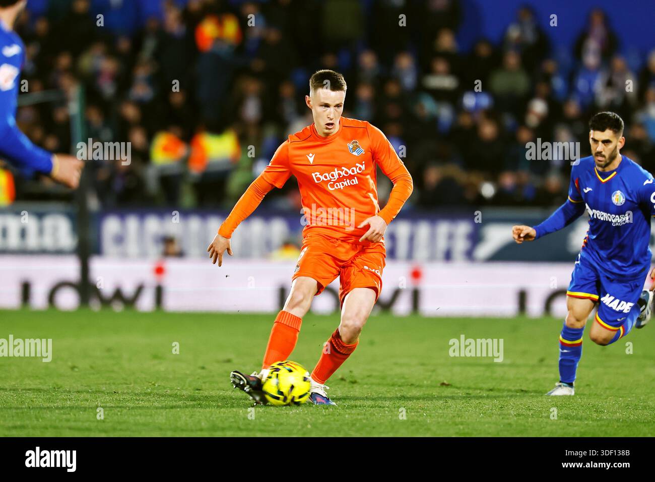 Getafe, Spain. 9th Jan, 2026. Benat Turrientes (Sociedad) Football/Soccer : Spanish 'LaLiga EA Sports' match between Getafe CF - Real Sociedad at the Estadio Coliseum Getafe in Getafe, Spain . Credit: Mutsu Kawamori/AFLO/Alamy Live News Stock Photo