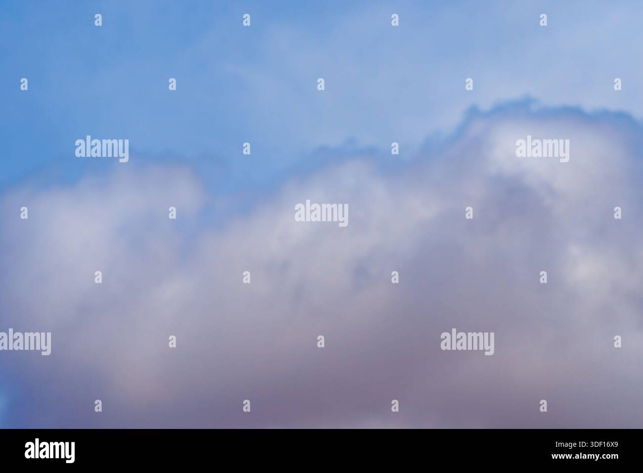 Gathering dark storm clouds in sky before the rain. Stock Photo