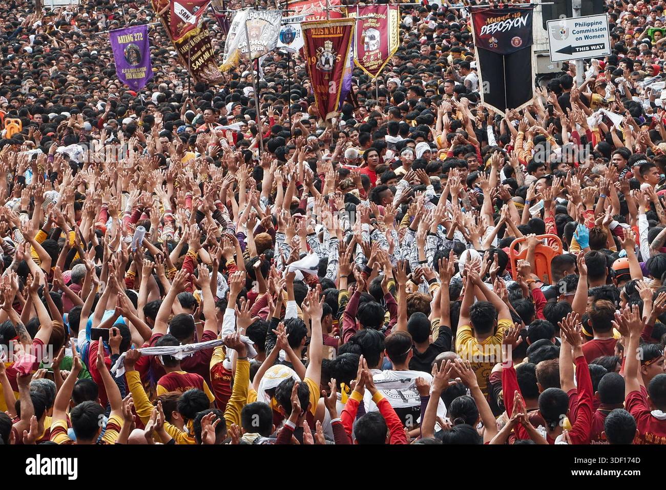 Manila, Rizal, Philippines. 9th Jan, 2026. Scene during the Traslacion ...