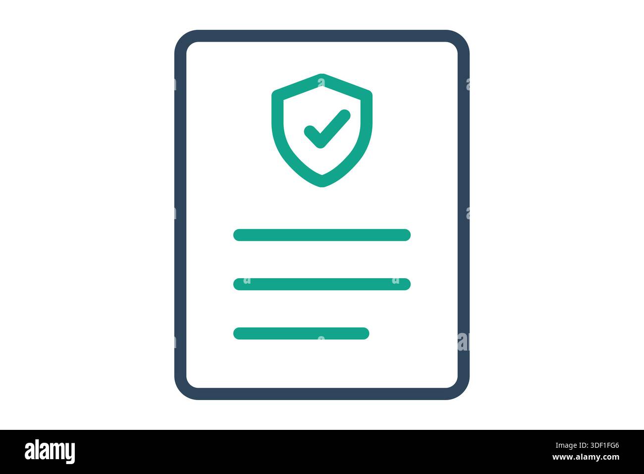 Coverage icon. line icon style. benefit elements vector illustration Stock Vector