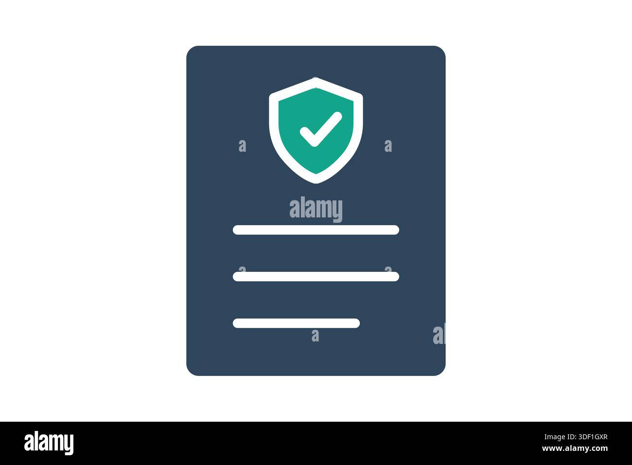 Coverage icon. solid icon style. benefit elements vector illustration Stock Vector