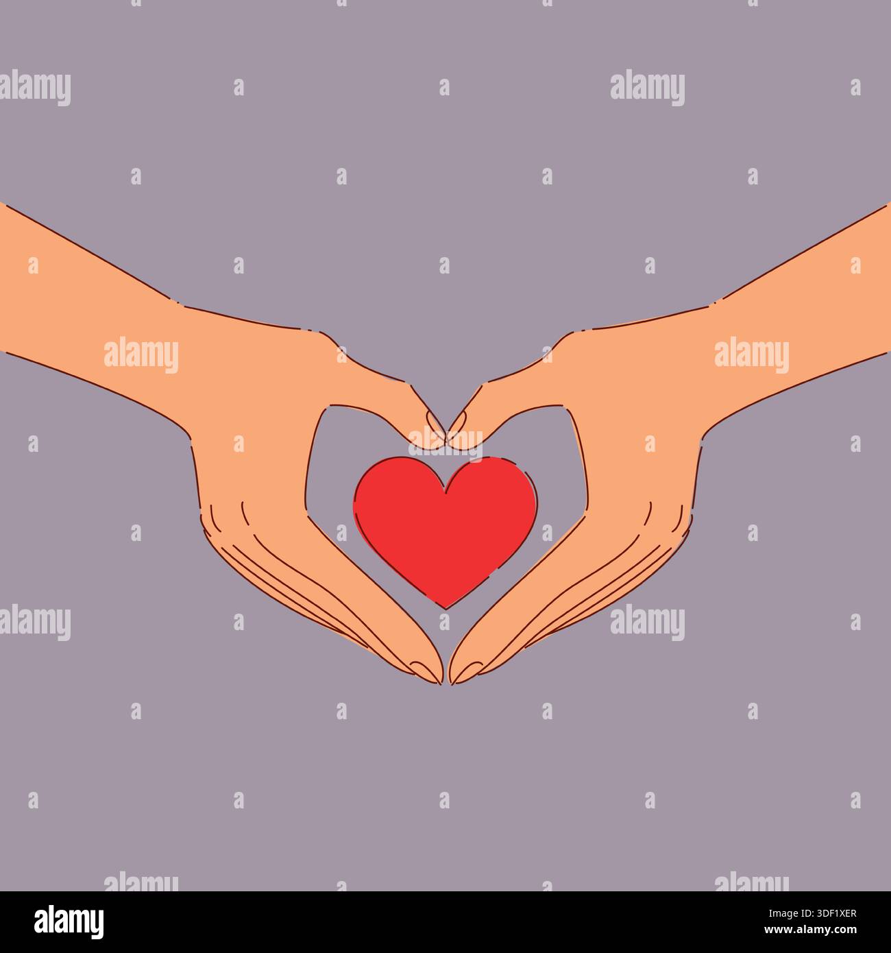 Show heart Stock Vector Images - Alamy