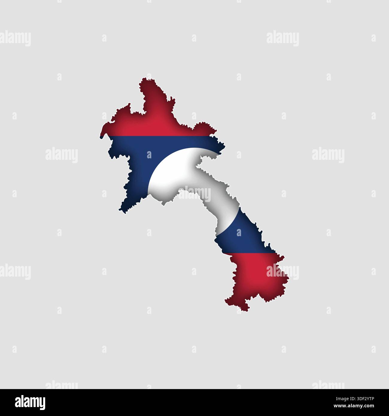 Lauos Map Laos outline map vector vectors hi-res stock photography and images - Alamy