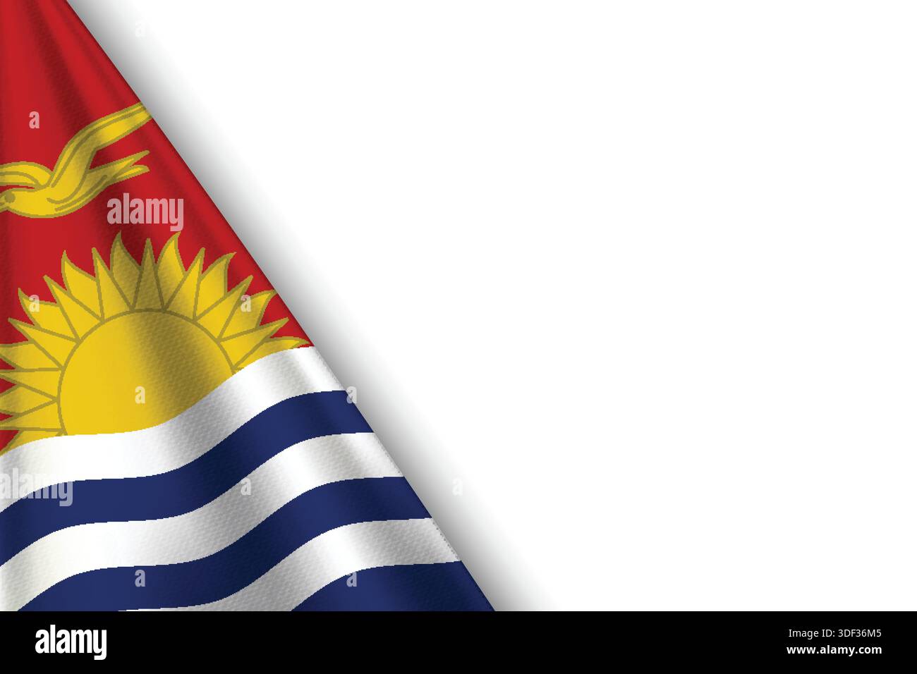 KIRIBATI Flag with Original color Stock Vector
