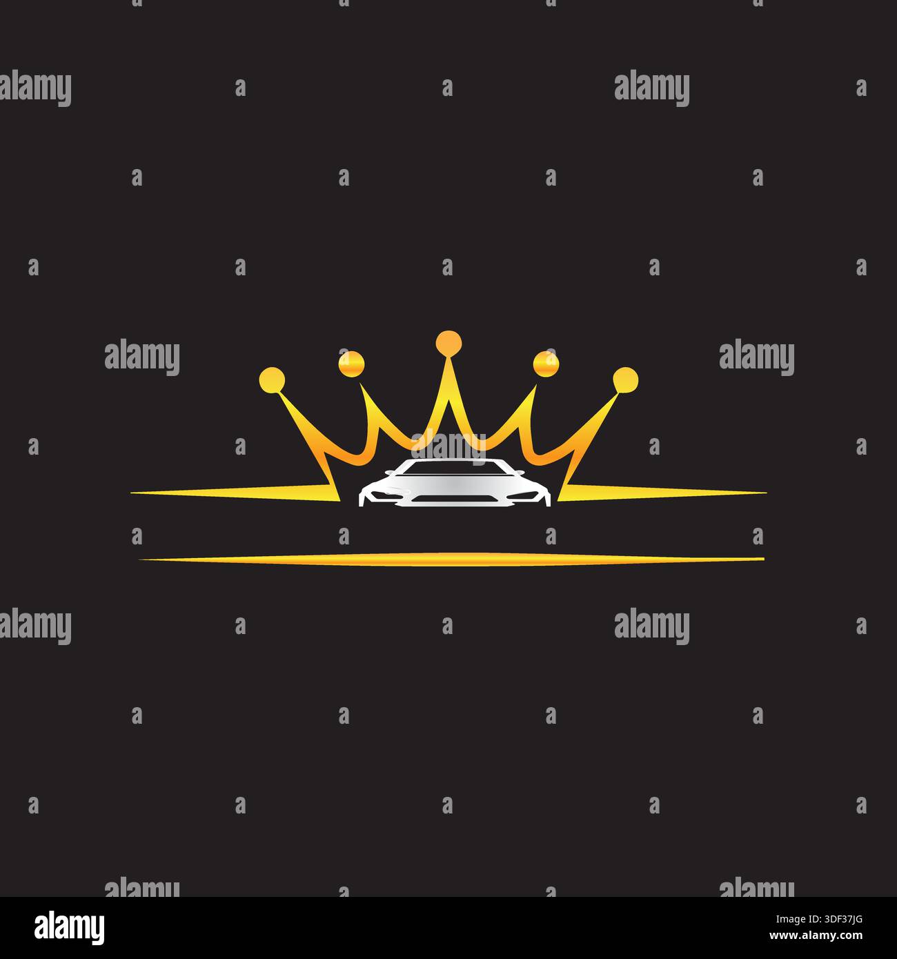 luxury royal auto care logo Pro Vector Stock Vector