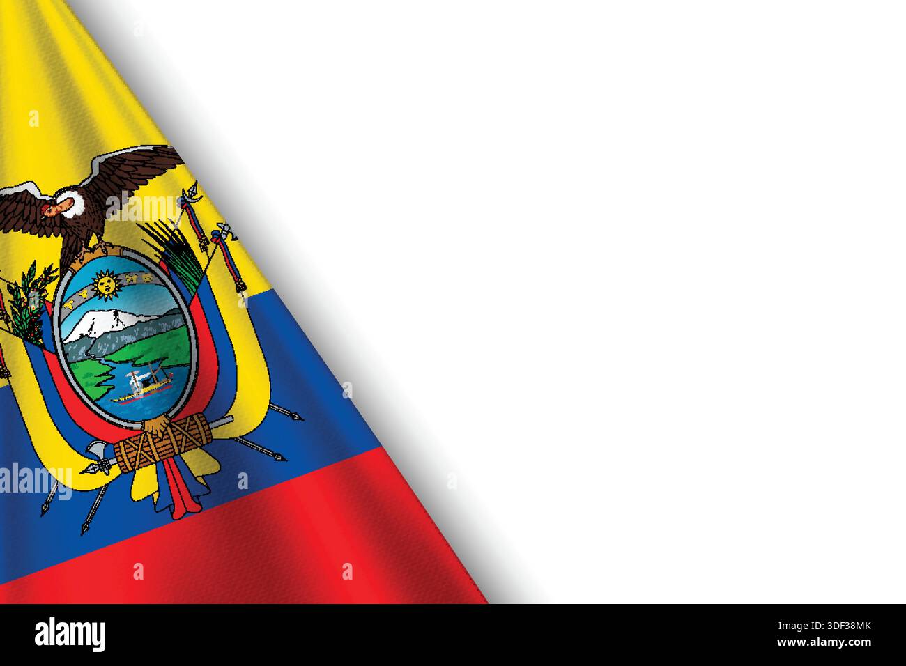 ECUADOR Flag with Original color Stock Vector Image & Art - Alamy