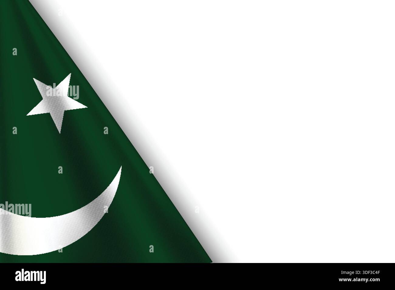 PAKISTAN Flag with Original color Stock Vector Image & Art - Alamy