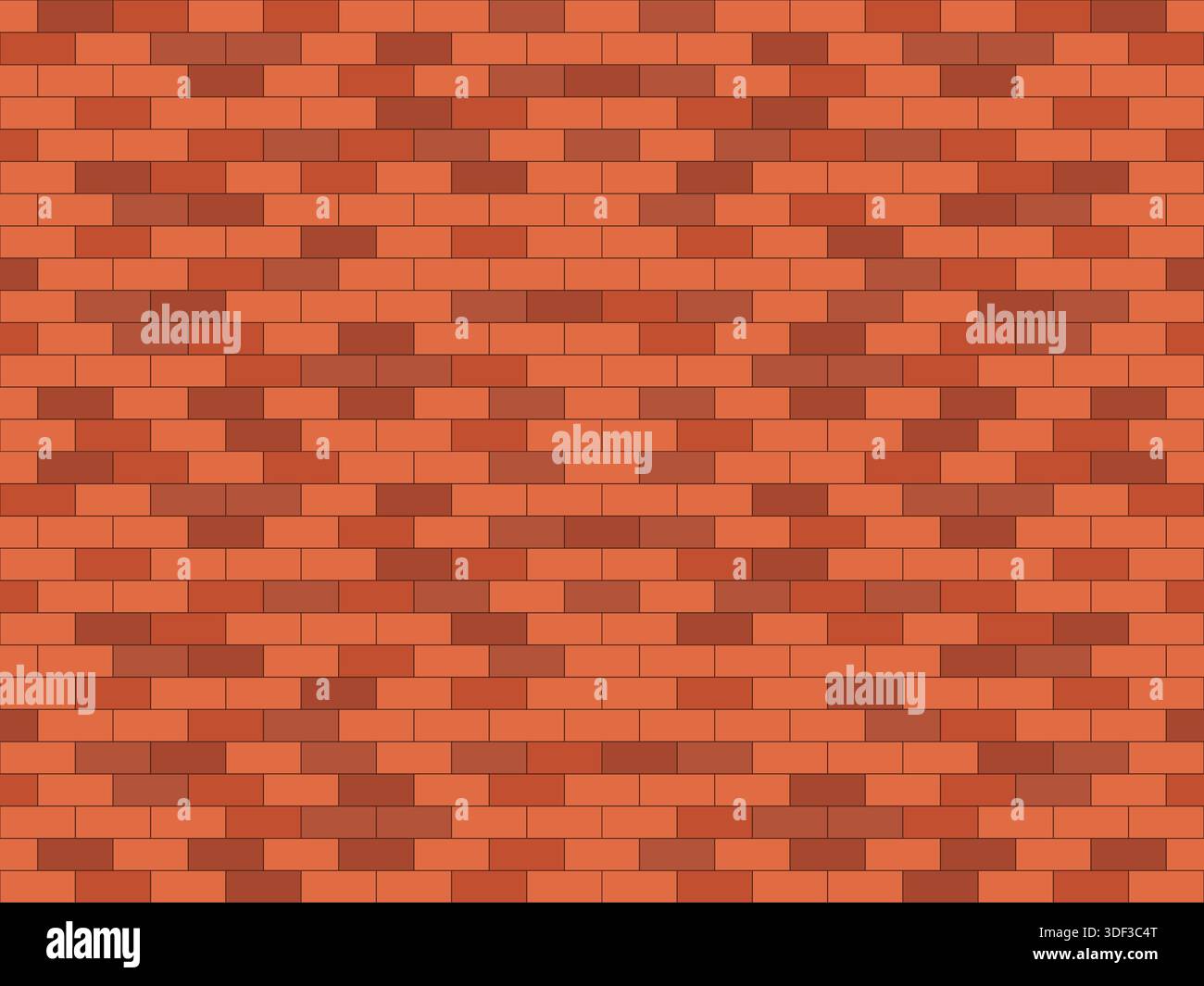 Wall Brick Design with Modern Texture Stock Vector