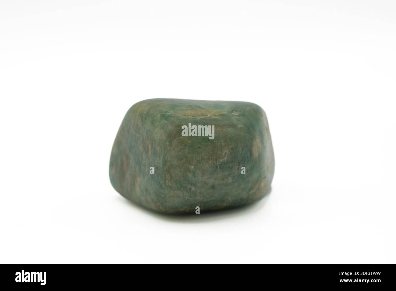 Amazonite stone isolated on white background Stock Photo