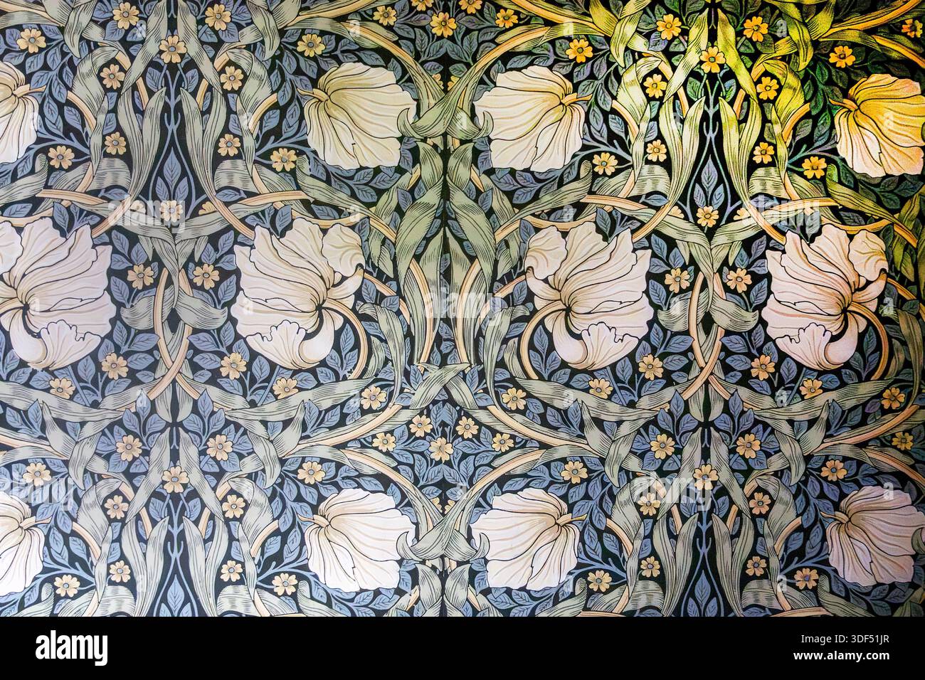 Pimpernel wallpaper design inspired by the works of William Morris ...