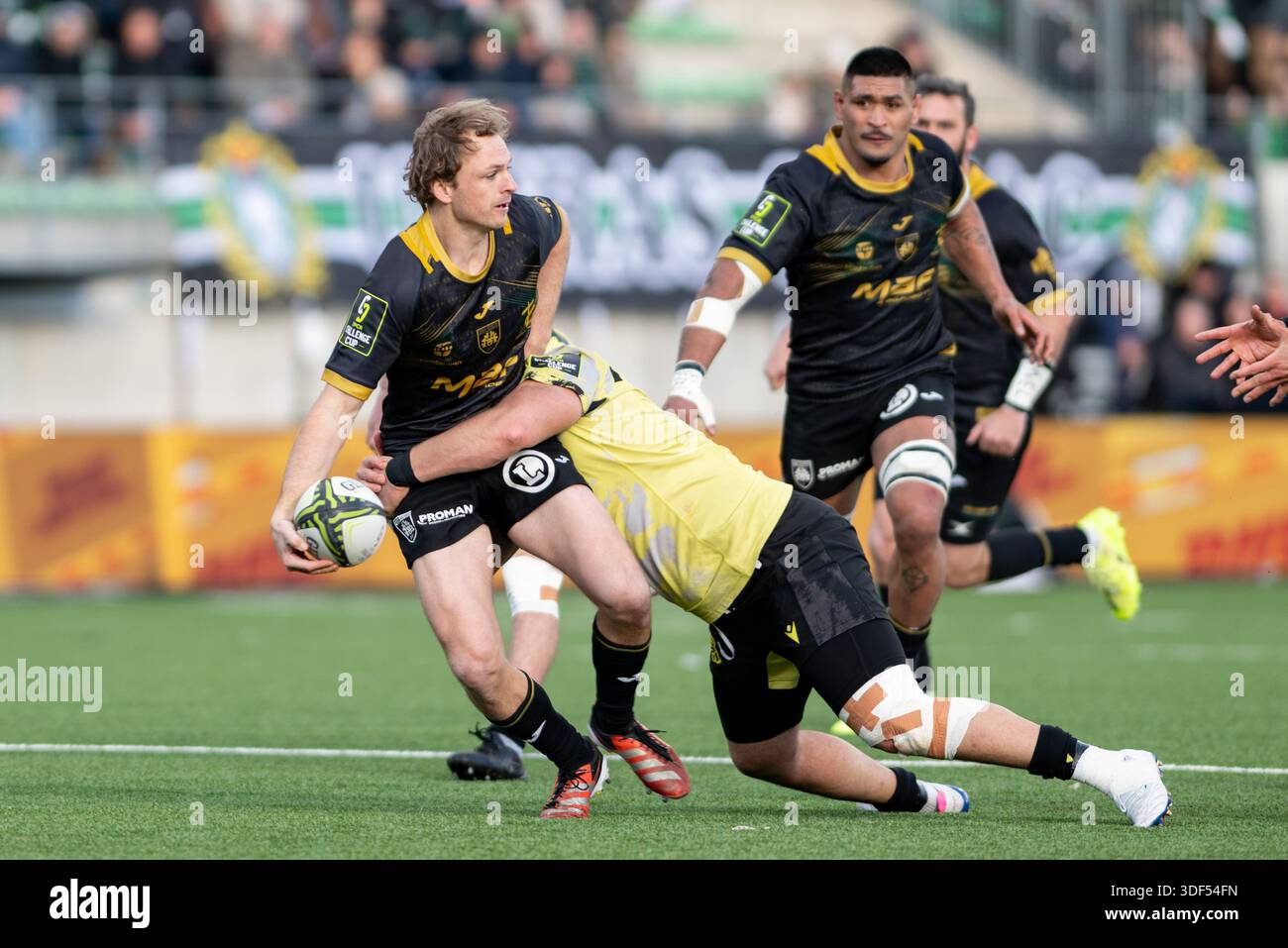 Joe Powell of Montauban during the Challenge Cup match between ...