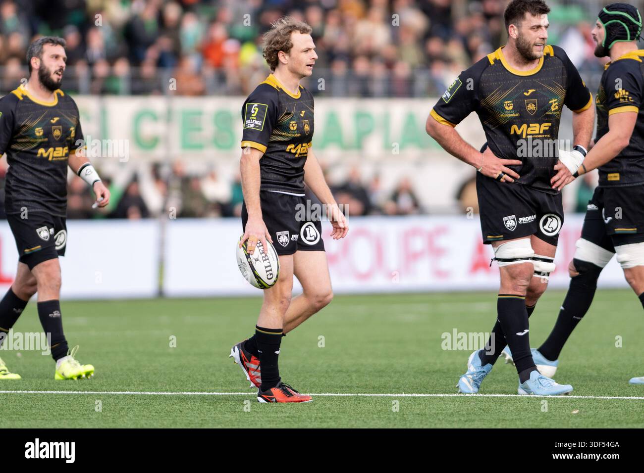 Joe Powell of Montauban during the Challenge Cup match between ...