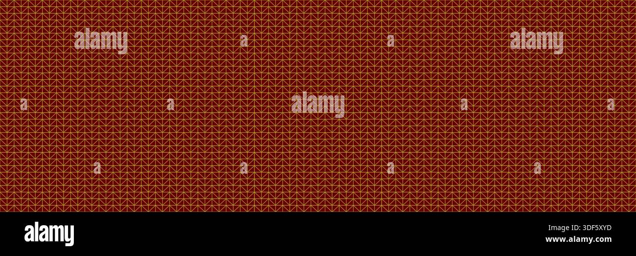Red Gold Artdeco Seamless Pattern Stock Vector