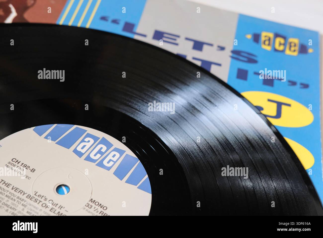 "Lets Cut It" Elmore James's greatest hits released on ace record  label Stock Photo