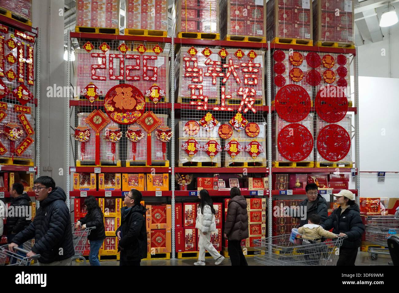 A vibrant display of 2026 Year of the Horse festive decorations at Sam ...