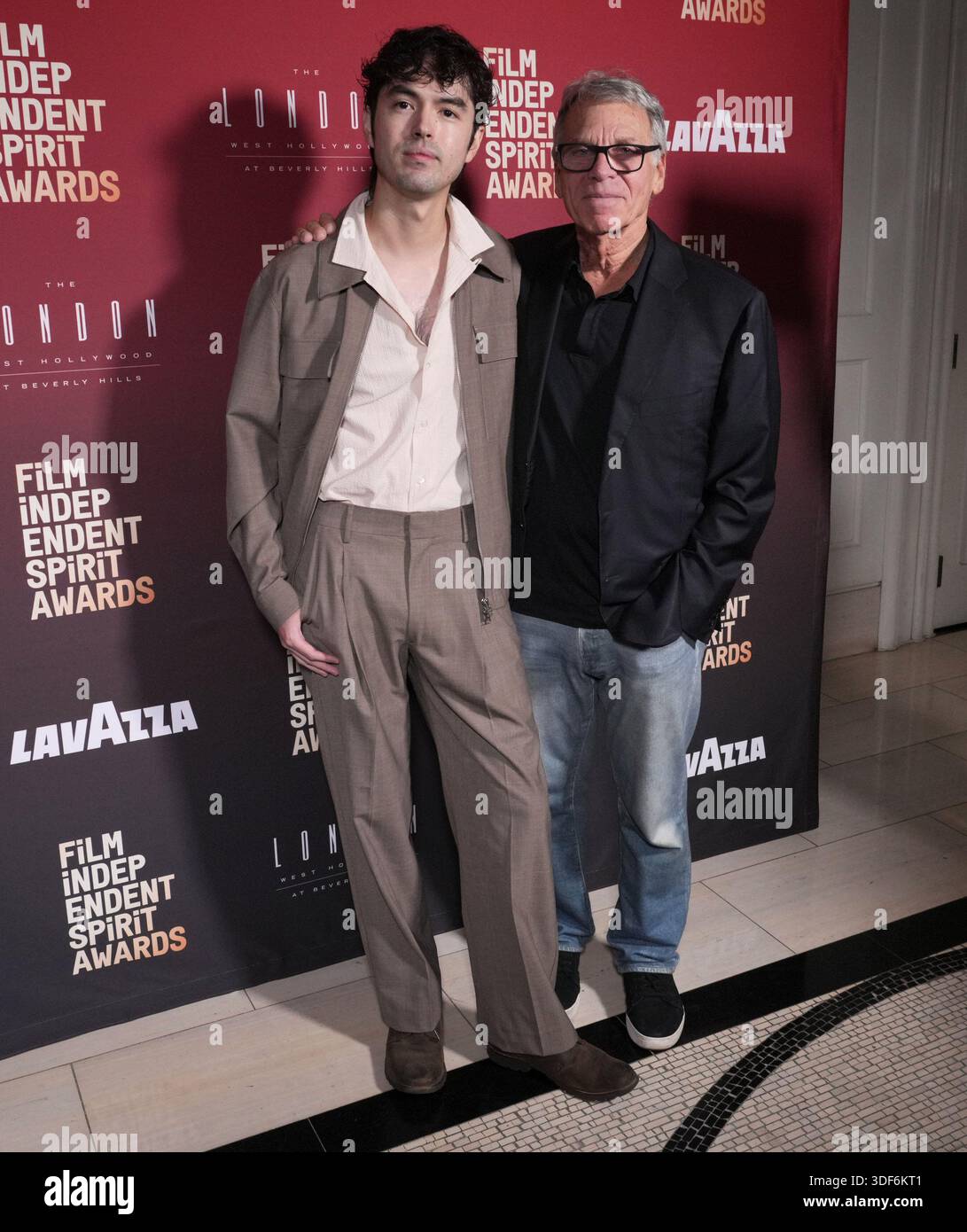 (L-R) James Sweeney and David Permut at the 2026 Film Independent ...