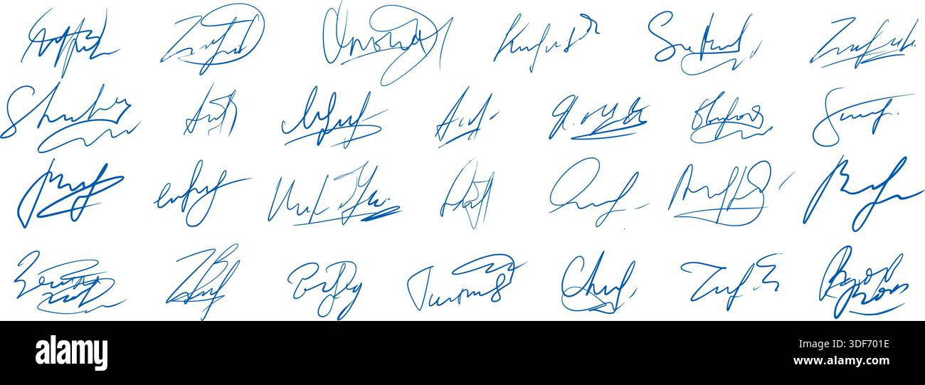 Signing autographs Stock Vector Images - Alamy