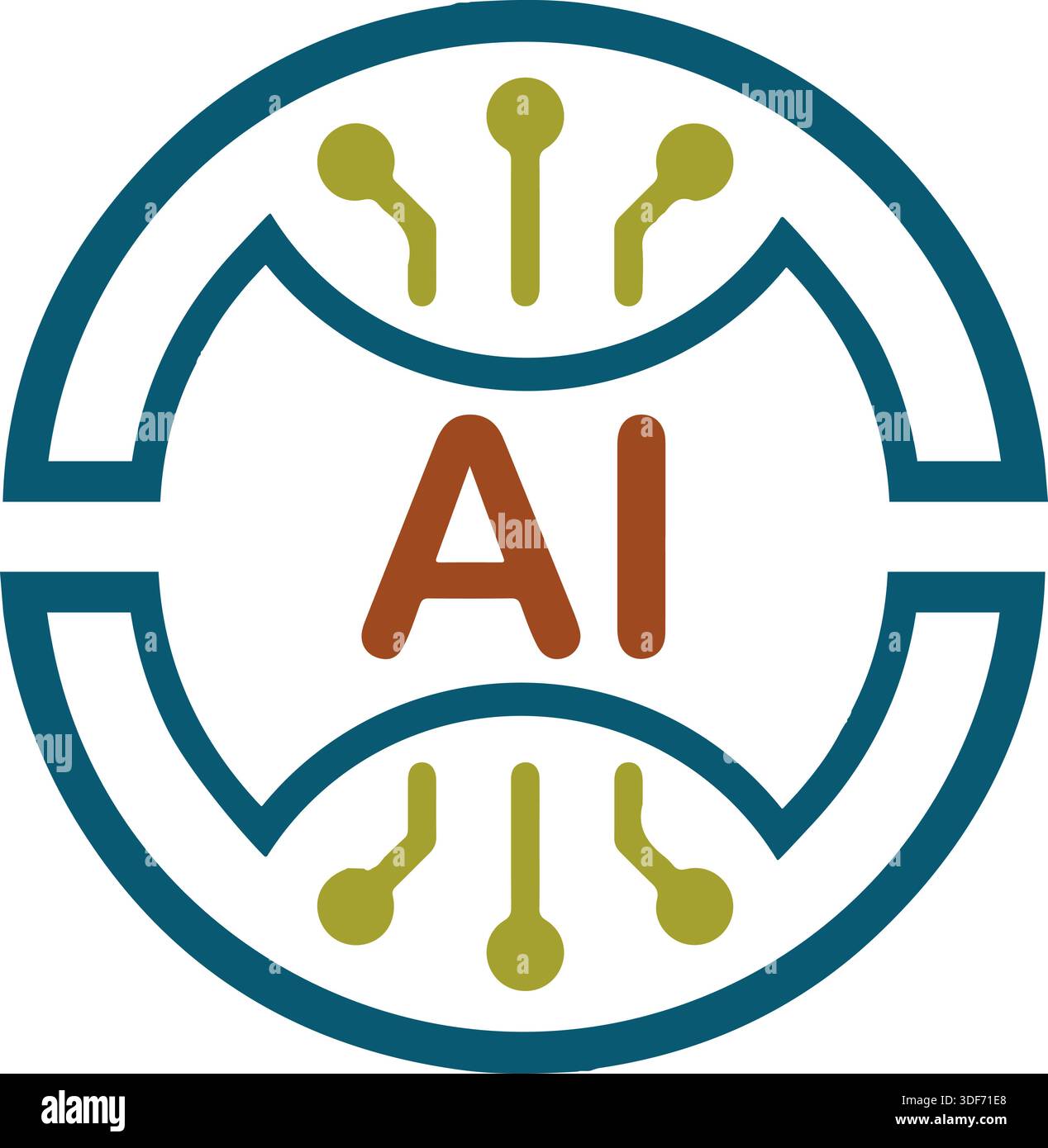 Artifical Intelligence Vector Icon Design Free Vector Stock Vector