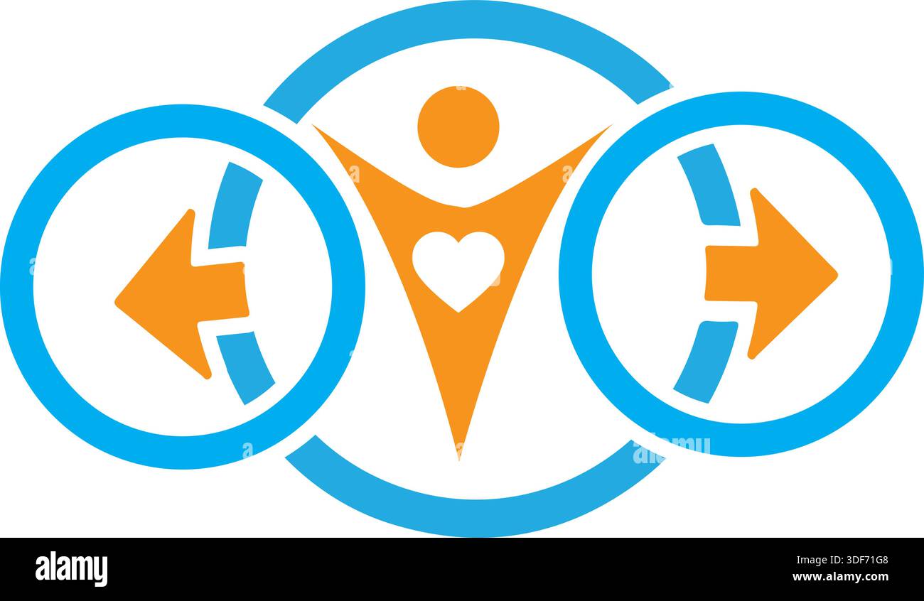 Creative teamwork concept logo icon design vector Stock Vector