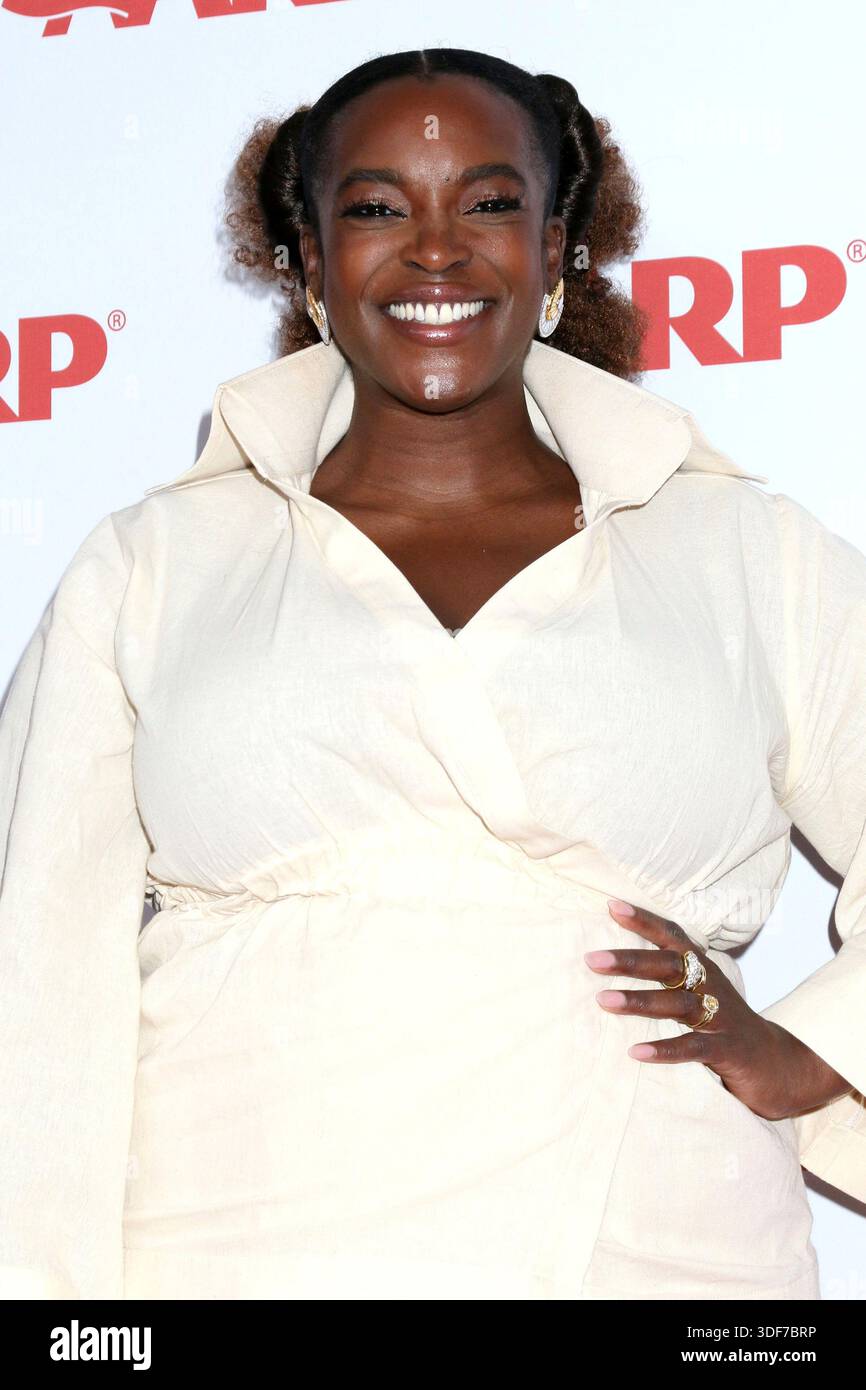 January 11, 2026, Beverly Hills, Ca, USA: LOS ANGELES - JAN 10: Wunmi Mosaku at the 24th AARP Movies for Grownups Awards at the Beverly Wilshire Hotel on January 10, 2026 in Beverly Hills, CA (Credit Image: © Kay Blake/ZUMA Press Wire) EDITORIAL USAGE ONLY! Not for Commercial USAGE! Stock Photo