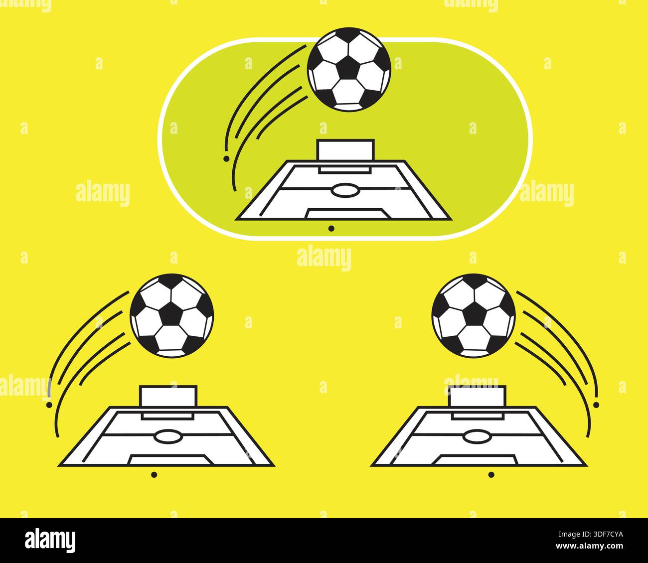 Universal Soccer Sports Logo Template Vector Stock Vector