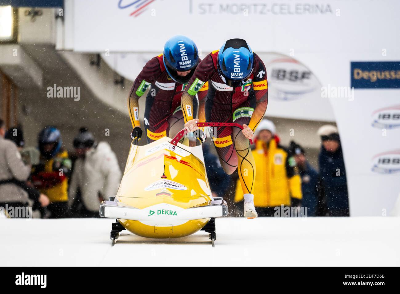 Kim Kalicki/Talea Prepens of Germany in action during the Women's 2-Bob ...