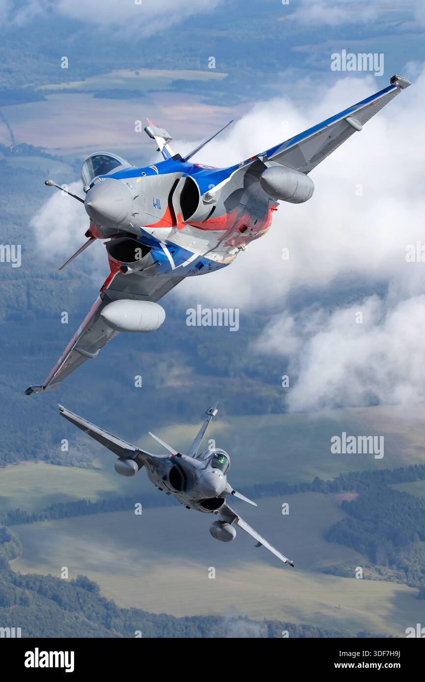 During NATO Days 2025, two French Air and Space Force Dassault Rafale ...