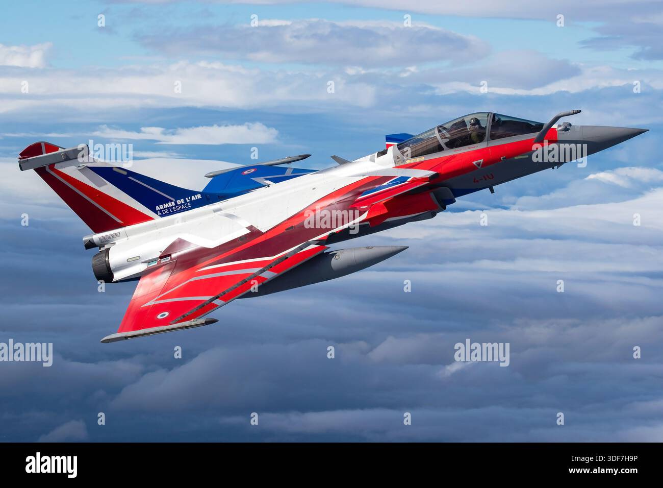The image shows a Dassault Rafale C operated by the French Air Force ...