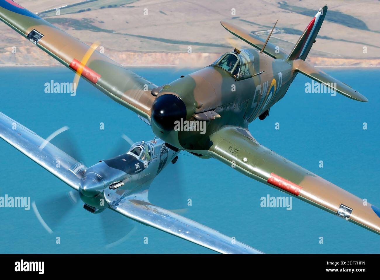 This image features a Royal Air Force Hawker Hurricane Mk1, Sea ...