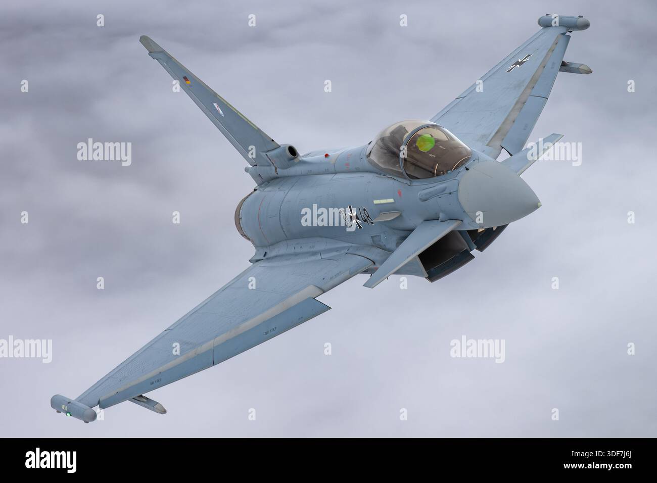 The Luftwaffe Eurofighter EF-2000 Typhoon S, registration 3148, serial ...