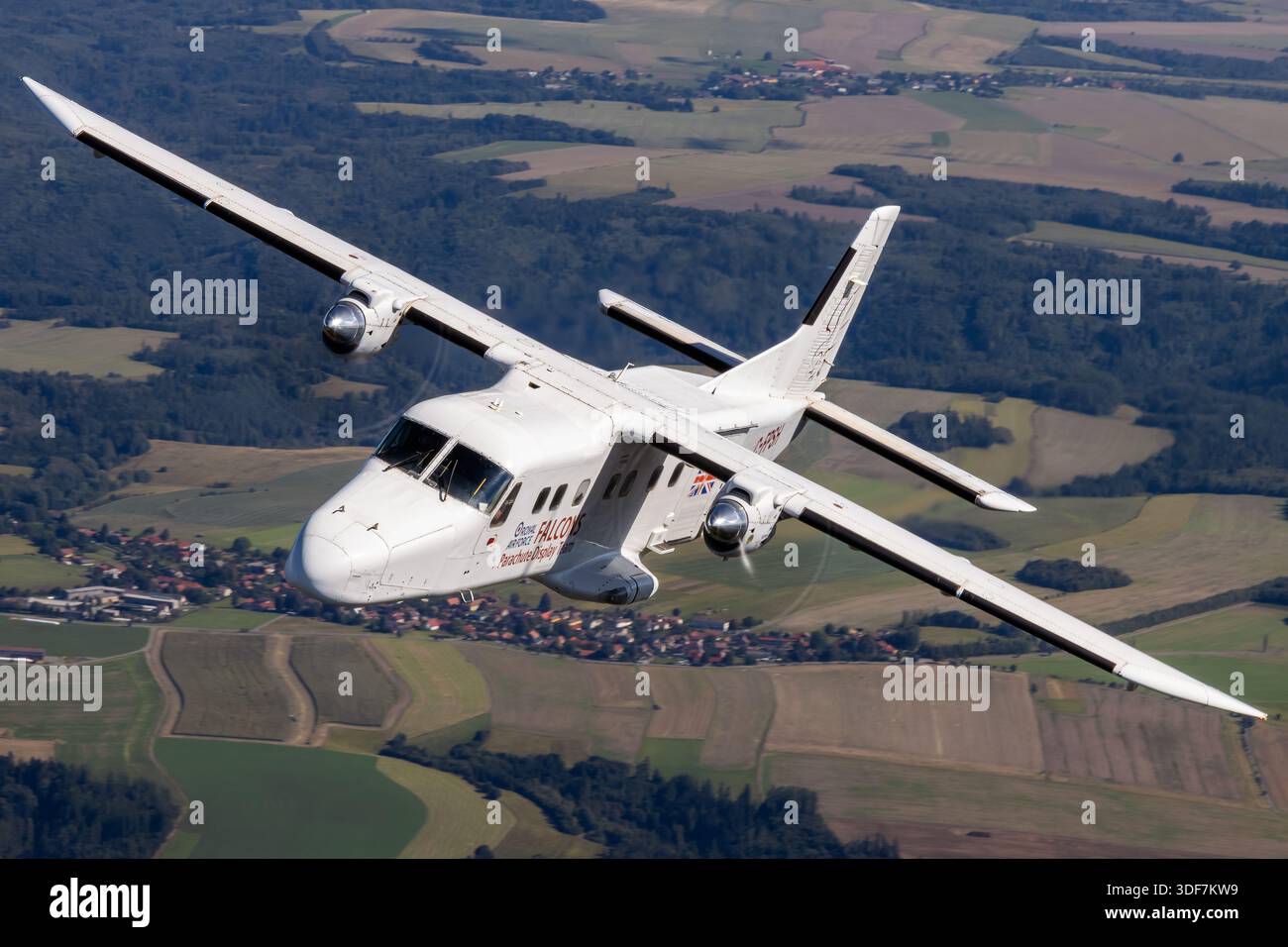 Air-to-air image of a Royal Air Force Dornier 228-201 used by the RAF ...