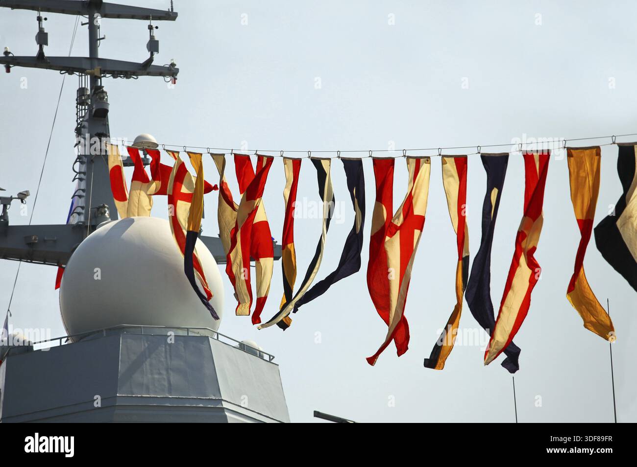 Naval ship signal flag hi-res stock photography and images - Alamy