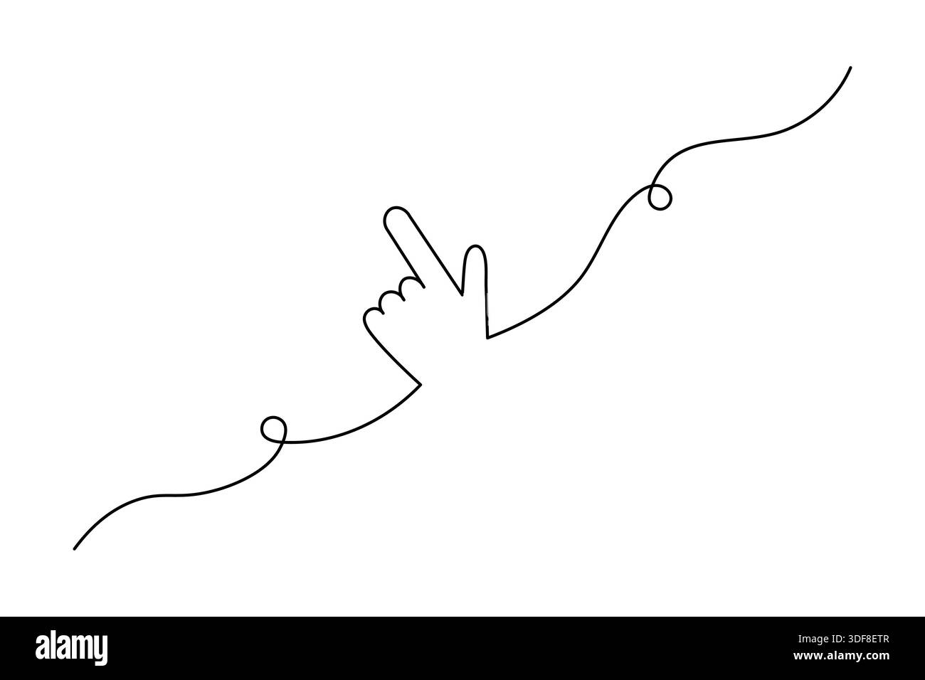 Like icon continuous one line drawing minimalist outline illustration ...