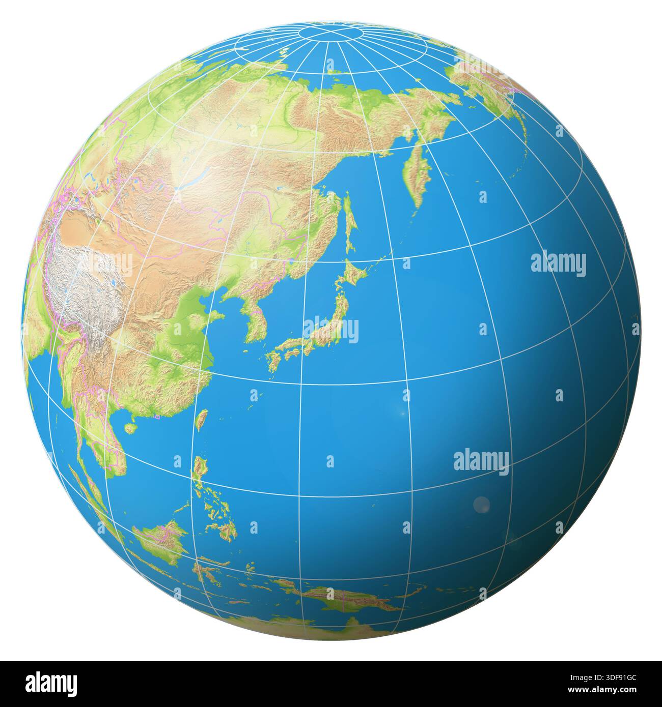 Satellite map japan hi-res stock photography and images - Alamy