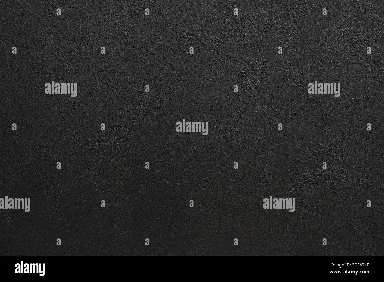 blank black painted wall for background. Stock Photo