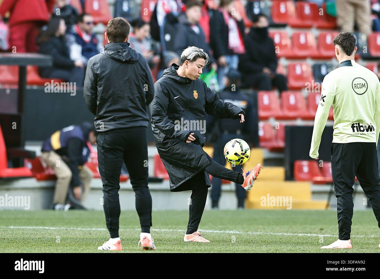 Madrid, Spain. 11th Jan, 2026. Takuma Asano (Mallorca) Football/Soccer : Spanish 'LaLiga EA Sports' match between Rayo Vallecano de Madrid - RCD Mallorca at the Estadio de Vallecas in Madrid, Spain . Credit: Mutsu Kawamori/AFLO/Alamy Live News Stock Photo