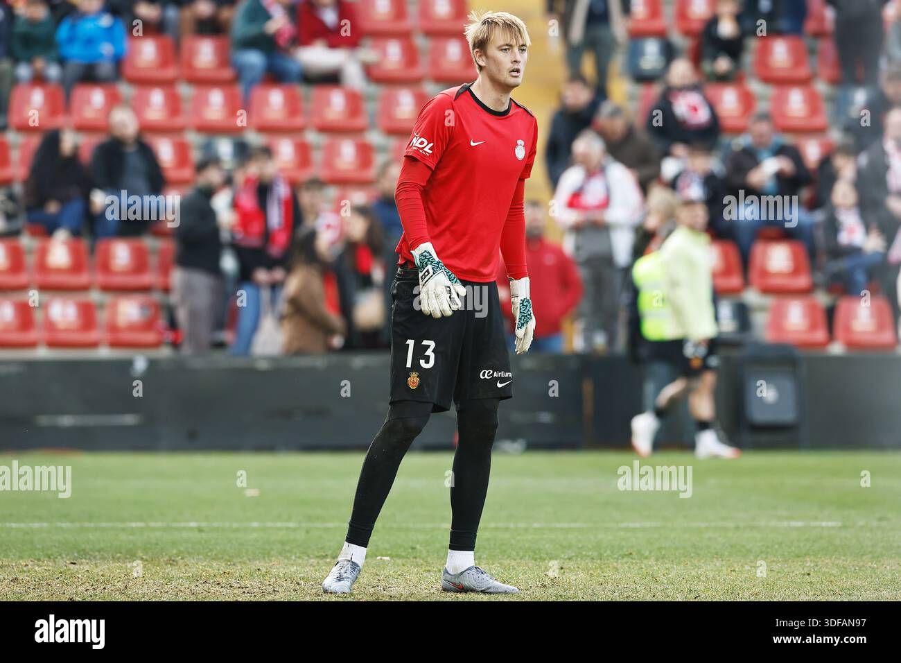 Madrid, Spain. 11th Jan, 2026. Lucas Bergstrom (Mallorca) Football/Soccer : Spanish 'LaLiga EA Sports' match between Rayo Vallecano de Madrid - RCD Mallorca at the Estadio de Vallecas in Madrid, Spain . Credit: Mutsu Kawamori/AFLO/Alamy Live News Stock Photo