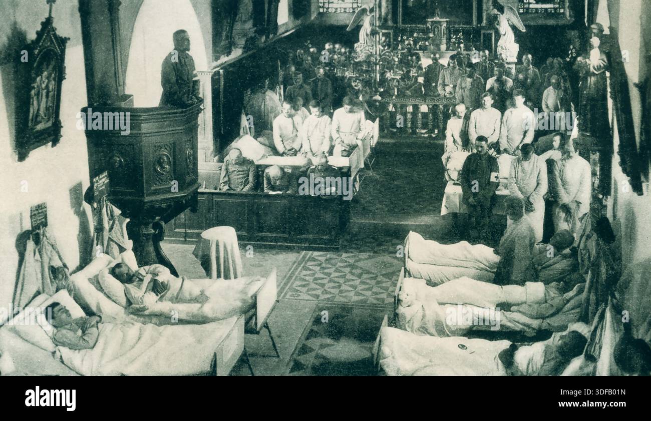 Church used as hospital world war i hi-res stock photography and images ...