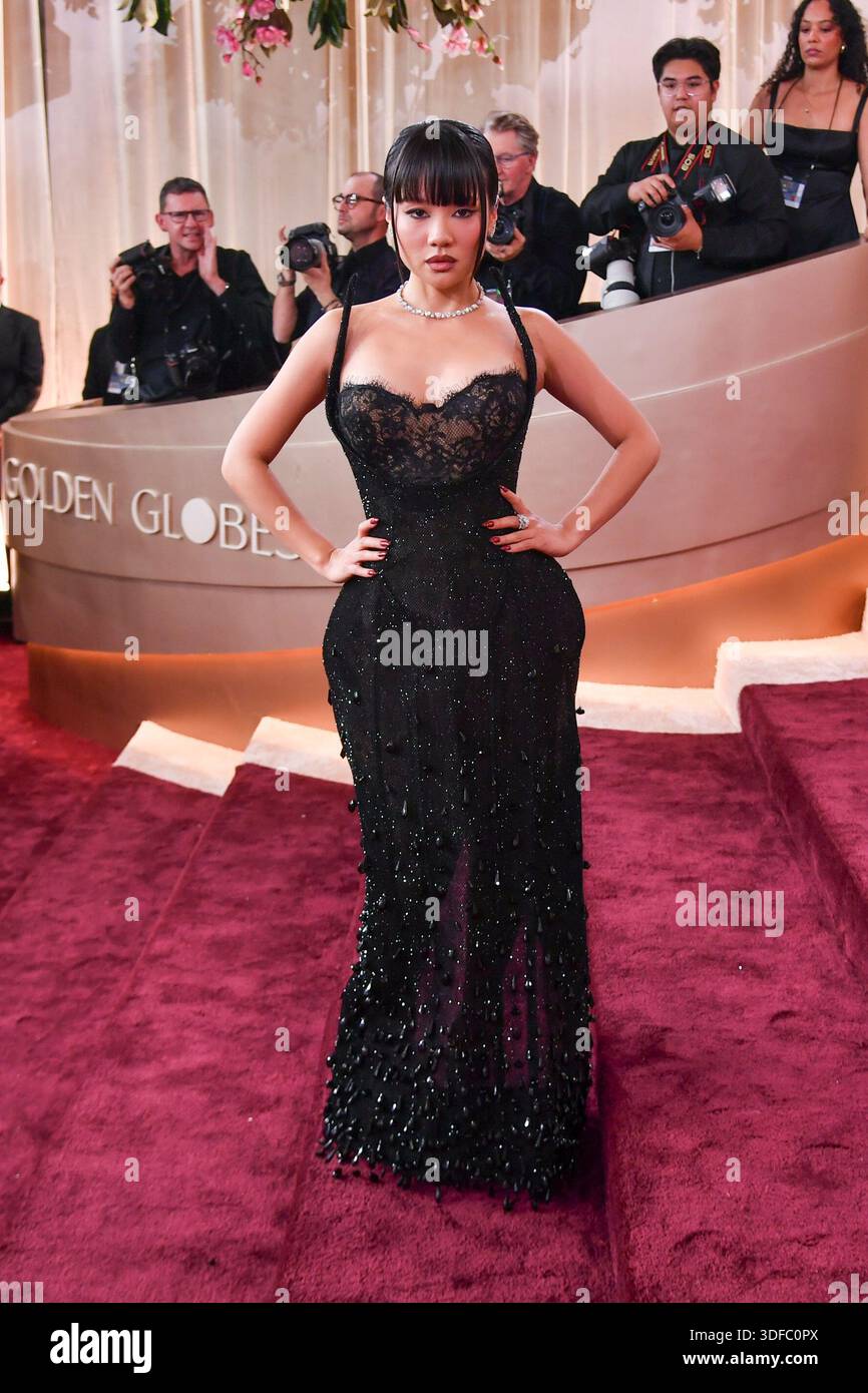 Rei Ami Arrives At The 83rd Golden Globes On Sunday Jan 11 2026 At Rei Ami Arrives At The 83rd Golden Globes On Sunday Jan 11 2026 At The Beverly Hilton In Beverly Hills Calif Photo By Richard Shotwellinvisionap 3DFC0PX