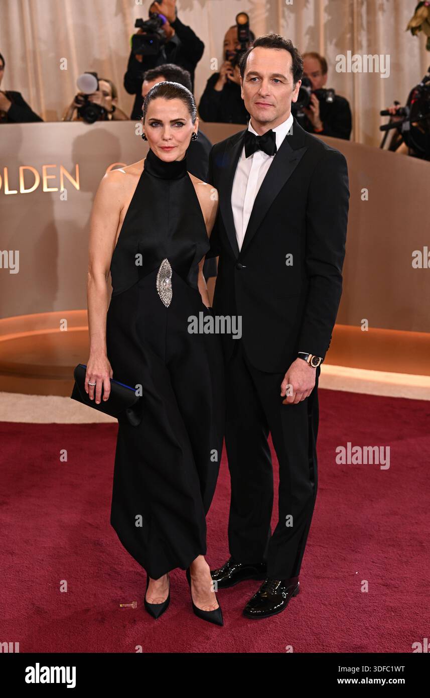 Los Angeles USA January 11th 2026 Keri Russell And Matthew Rhys Los Angeles USA January 11th 2026 Keri Russell And Matthew Rhys