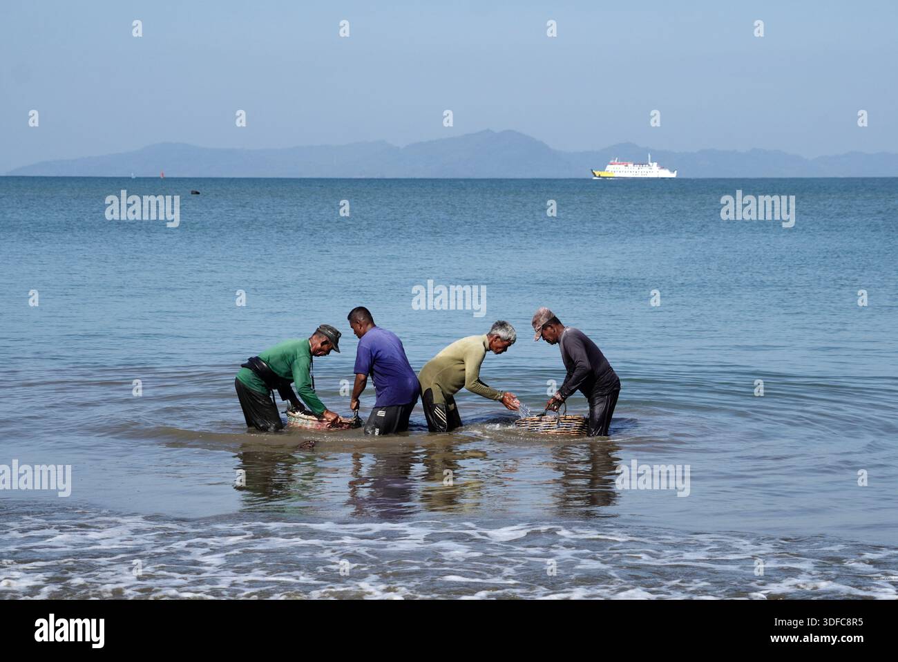 January 12, 2026, Banda Aceh, Aceh, Indonesia: A group of fishermen ...