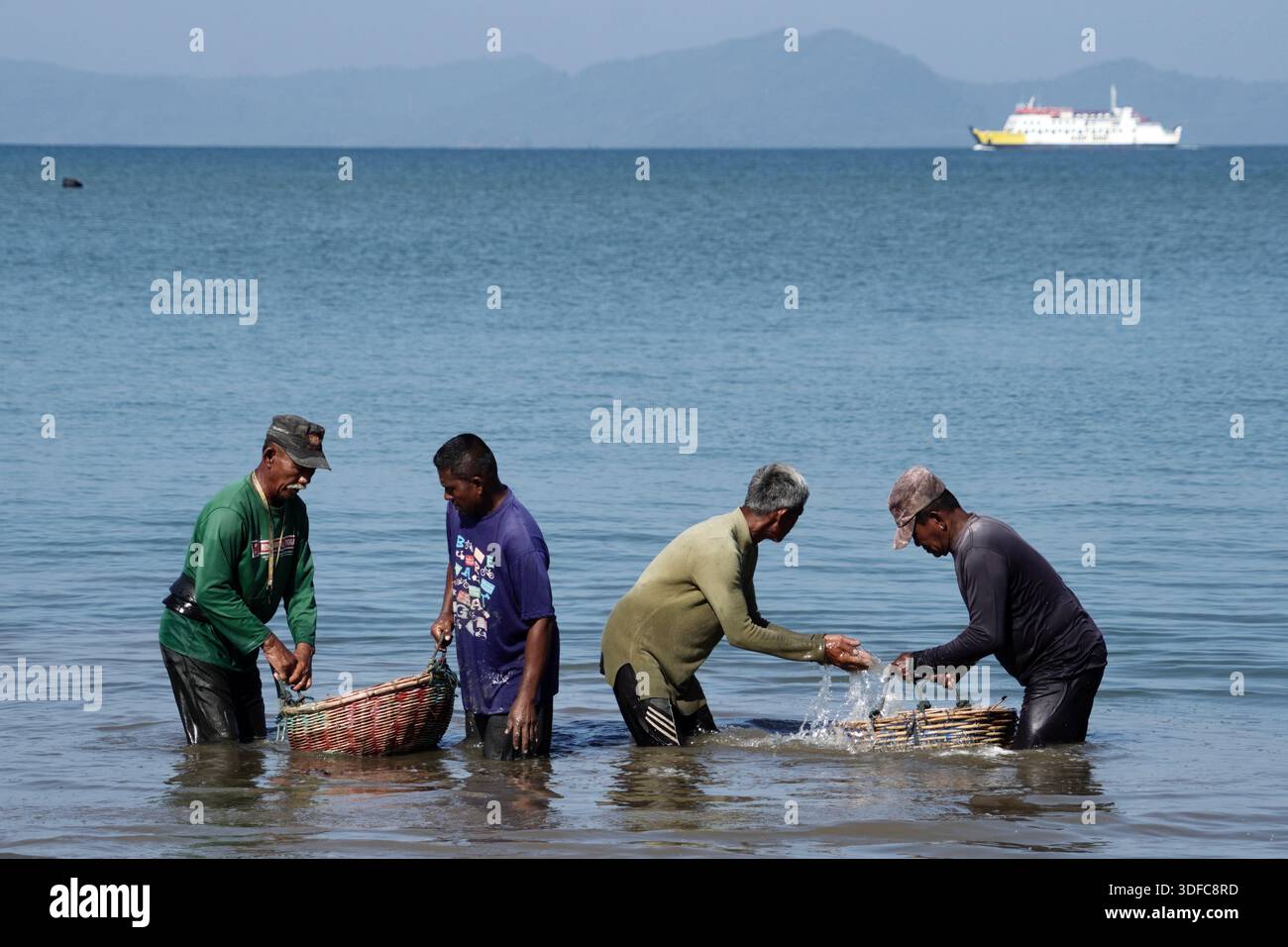 January 12, 2026, Banda Aceh, Aceh, Indonesia: A group of fishermen ...