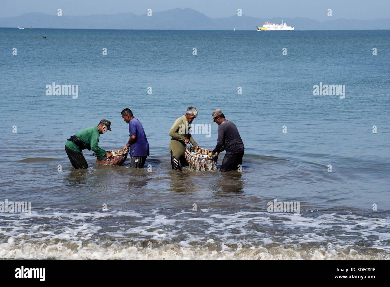 January 12, 2026, Banda Aceh, Aceh, Indonesia: A group of fishermen ...