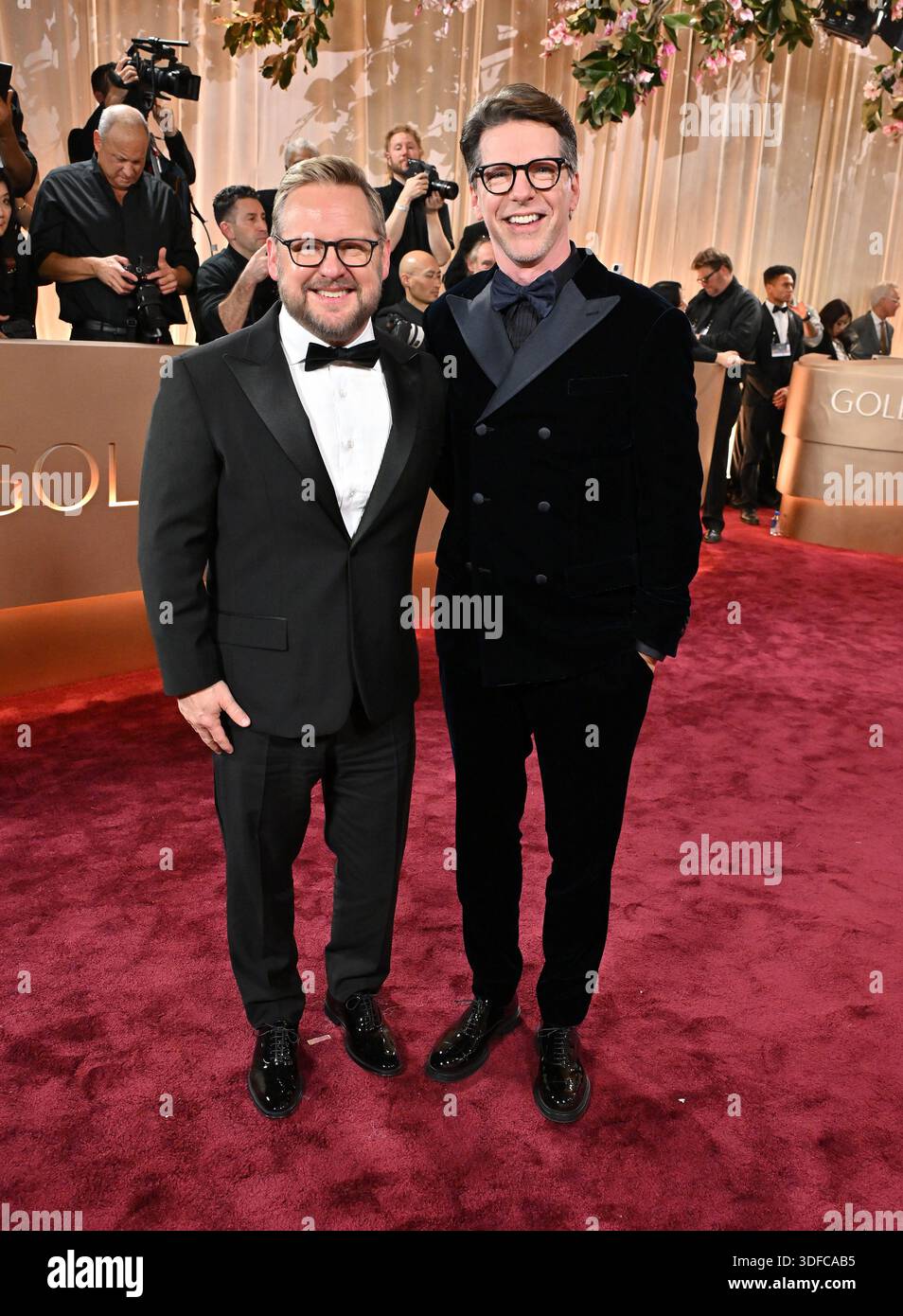 Beverly Hills, USA. 11th Jan, 2026. Scott Icenogle and Sean Hayes ...
