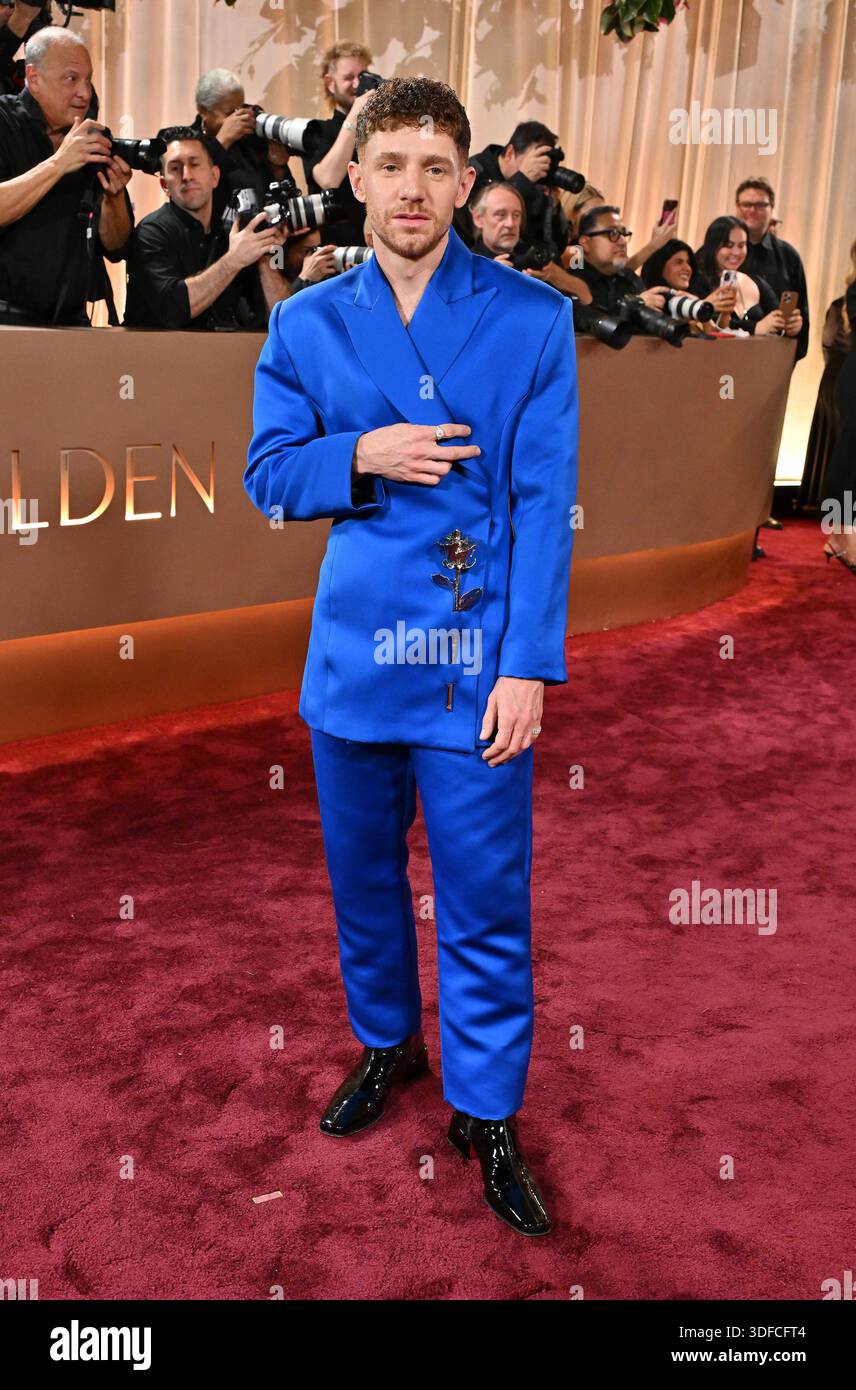 Chris Perfetti arriving at the 83rd Annual Golden Globes held at the ...