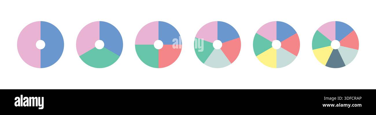 Modern infographic pie chart isolated Stock Vector Image & Art - Alamy