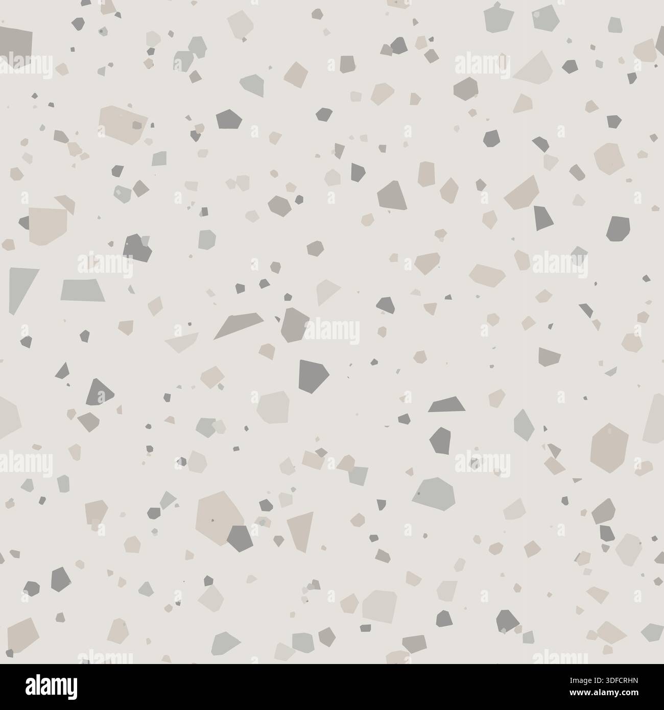 Terrazzo imitation vector seamless background Stock Vector