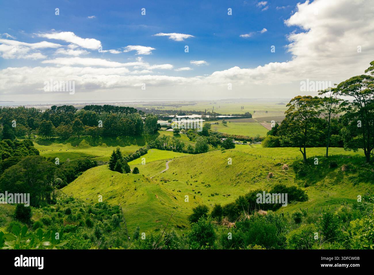 Rolling hills vibrant fields hi-res stock photography and images - Alamy