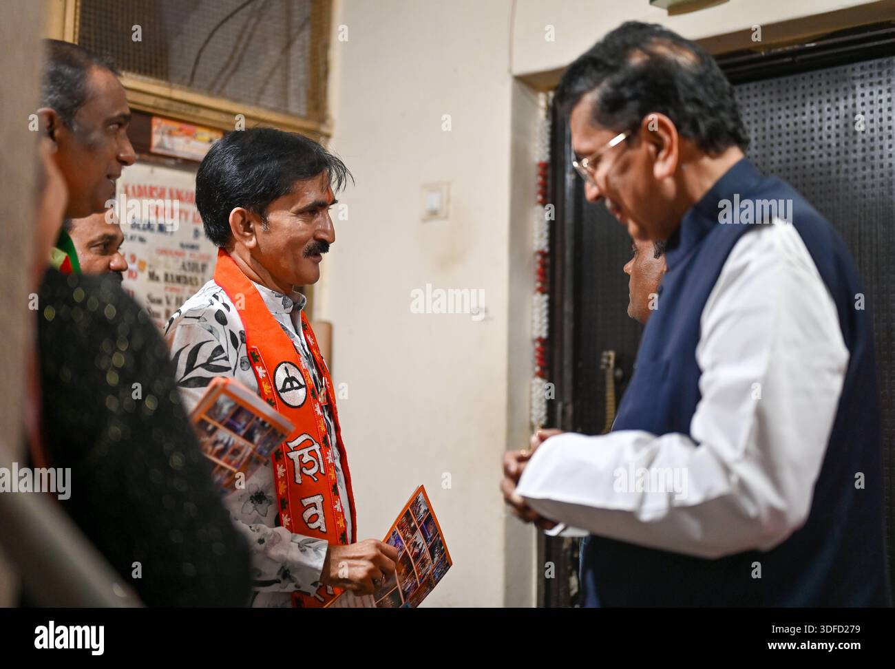 MUMBAI, INDIA - JANUARY 9: Pralhad Worlikar, a candidate of the Shiv ...