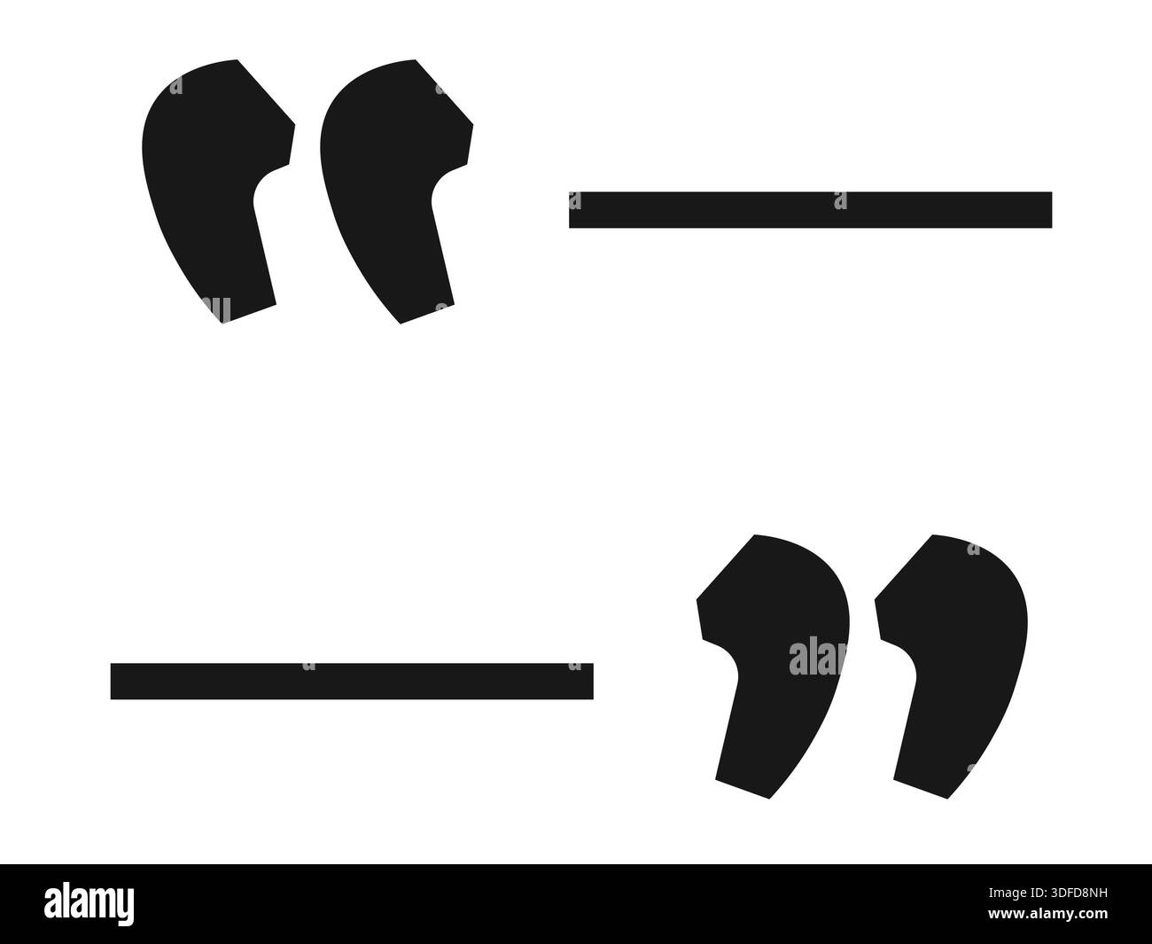 Style Quotation Mark Sign Background for Speech or Opinion Vector Stock ...